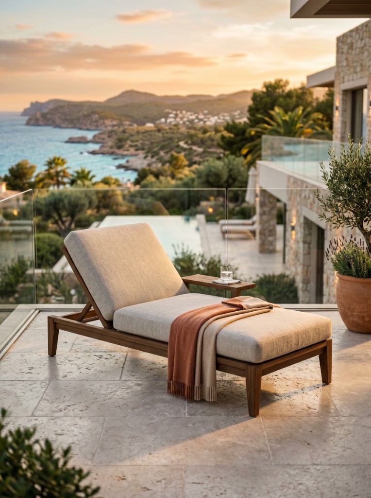 The Riviera Chaise — outdoor lounge chair